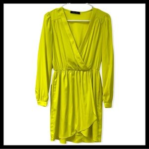 Small Yellow Surplus Front Dress